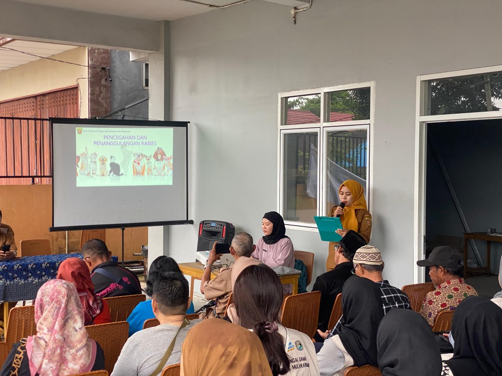 Rapat Koordinasi Penanganan Rabies di Kelurahan Sungai Dama