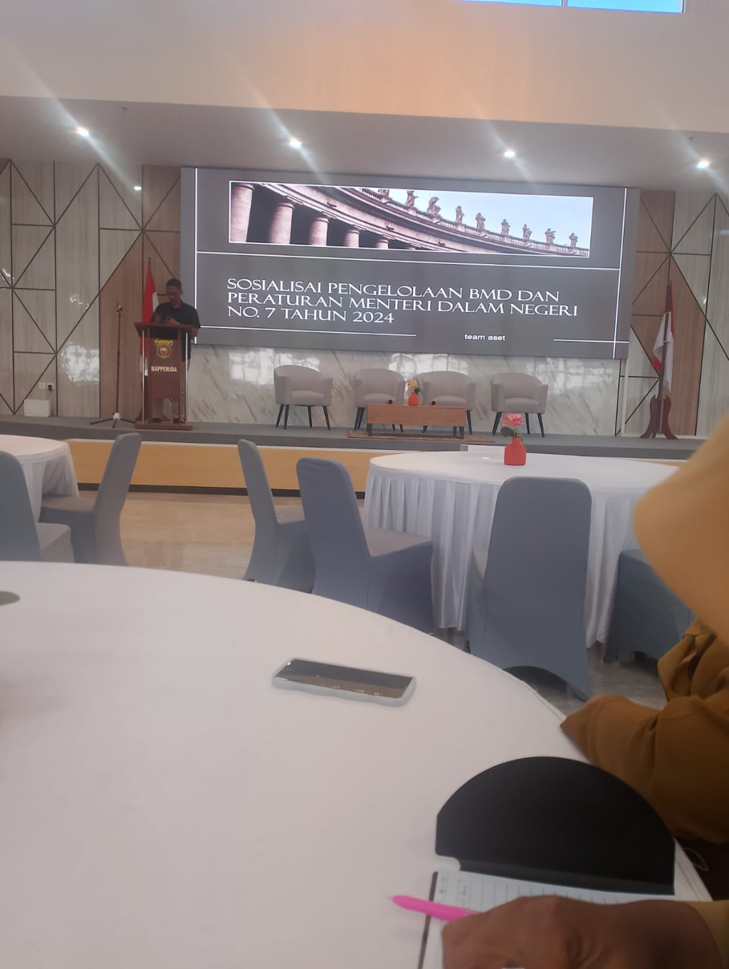 sosialisasi  pengelolaan bmd dan aturan menteri dalam negeri no 7 tahun 2024