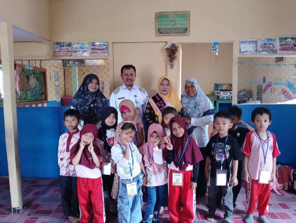 Kunjungan Ke TK GELATIK DAN TK CAHAYA MUSLIM Kelurahan Sungai Dama