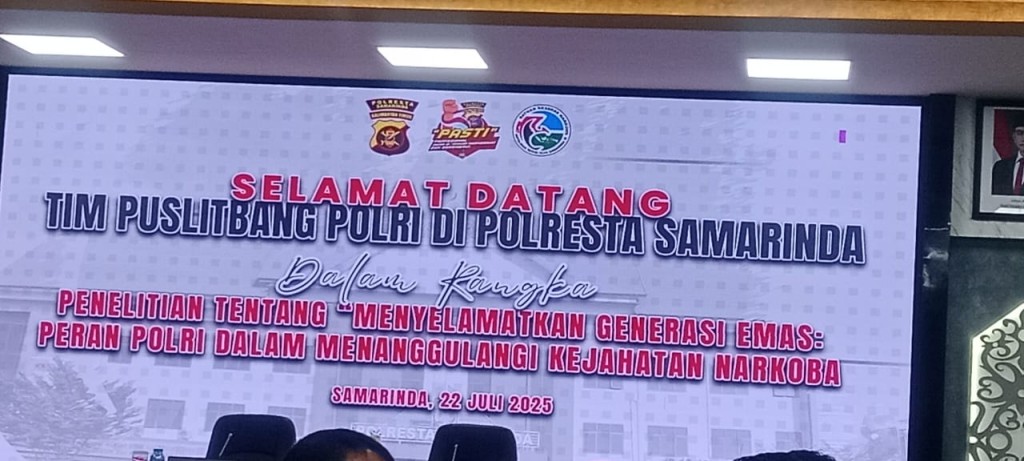 Rapat Koorinasi Lintas Sektor  Terkait Penelitian  Tentang Penyelamatan Generasi Emas  Peran Polri Dalam Menanggulangi Kejahatan Narkoba.