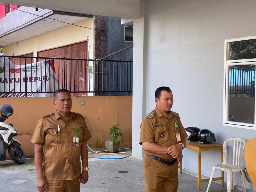 Apel Pagi Di Kelurahan Sungai Dama Yang Di Ikuti Seluruh Pegawai Dan Staff