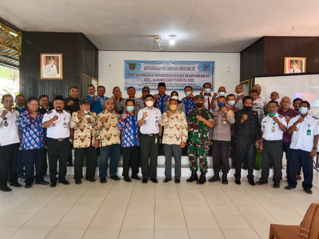 MUSYAWARAH KECAMATAN (MUSCAM) III DPC LPM SAMBUTAN