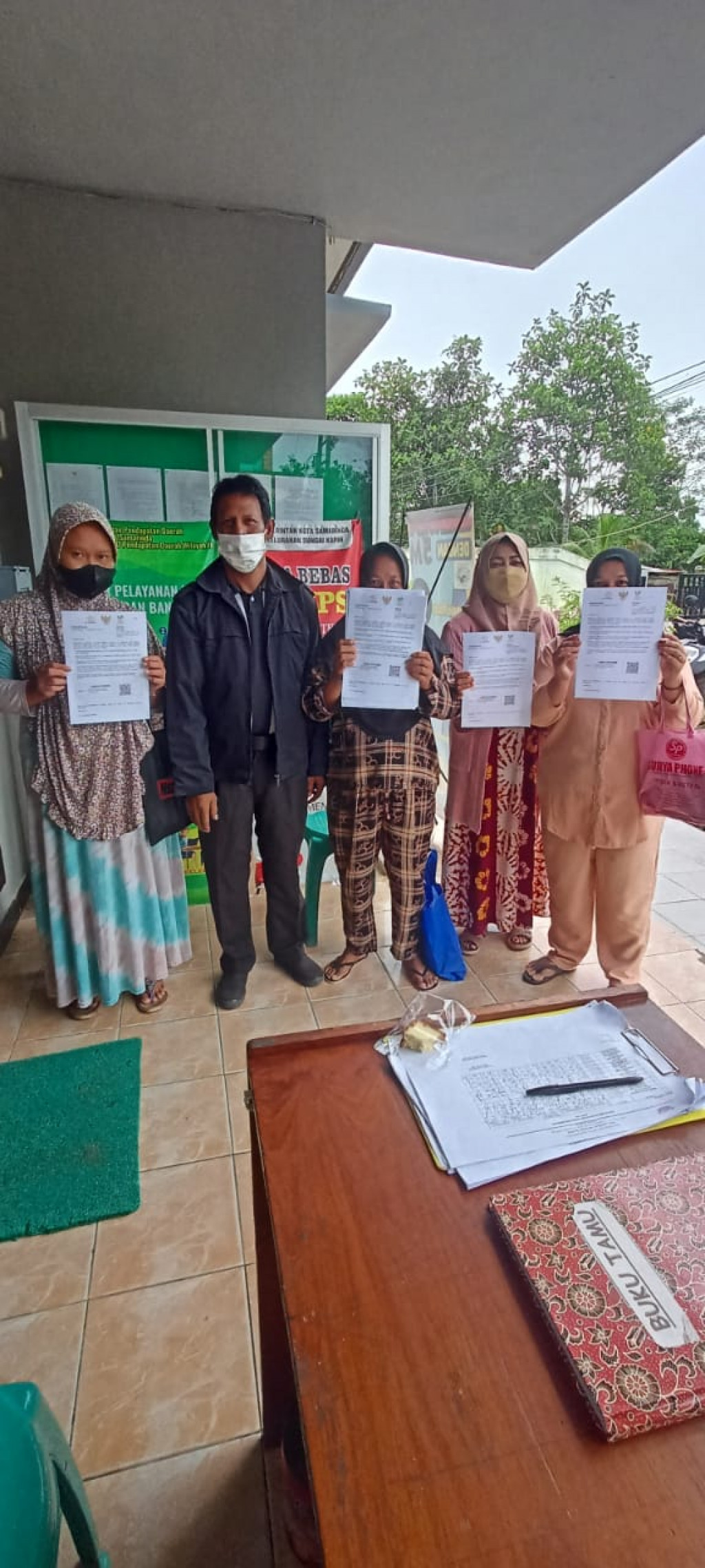 MONITORING PENYERAHAN BPNT WARGA KEL.SUNGAI KAPIH