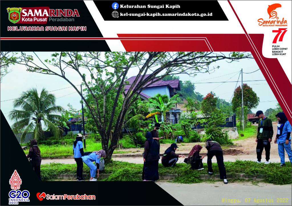 Kelurahan Sungai Kapih Kembali  adakan Gotong Royong Massal