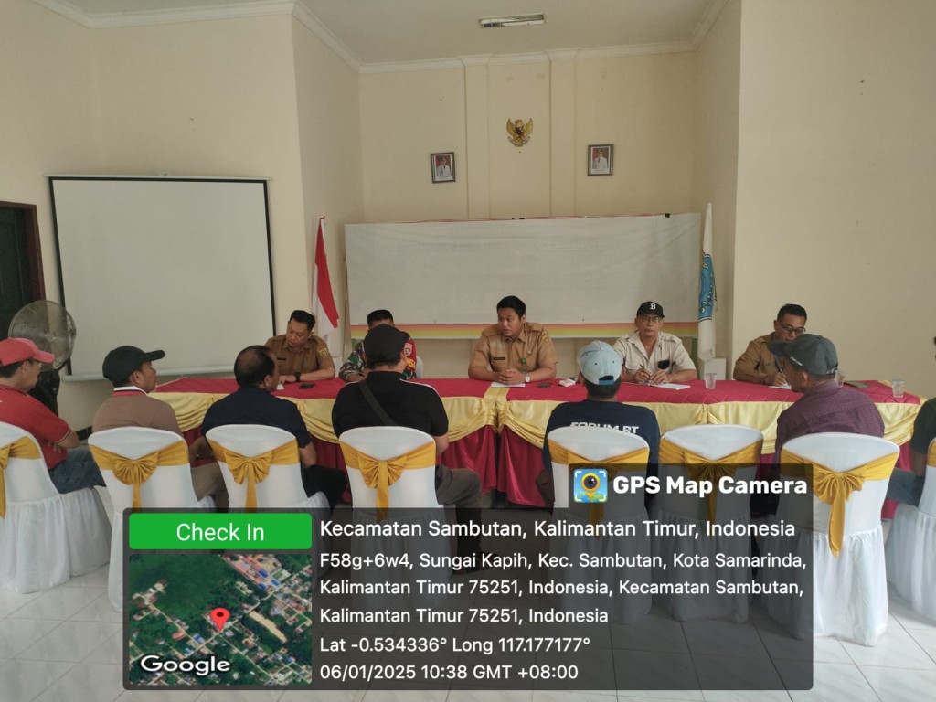 Kegiatan Kelurahan Sungai kapih Senin Tanggal 6 Januari 2025