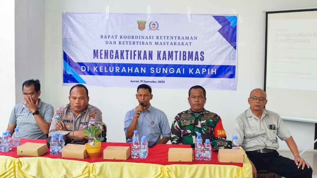 Kegiatan Kelurahan Sungai Kapih, Jumat 19 September 2025