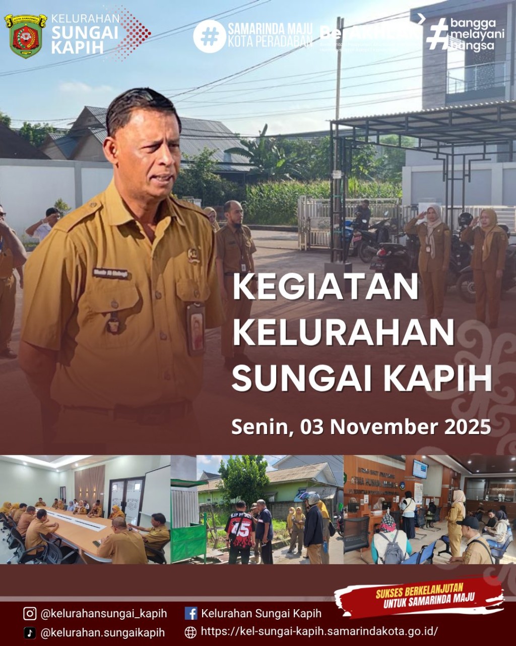 Kegiatan Kelurahan Sungai Kapih, Senin 3 November 2025