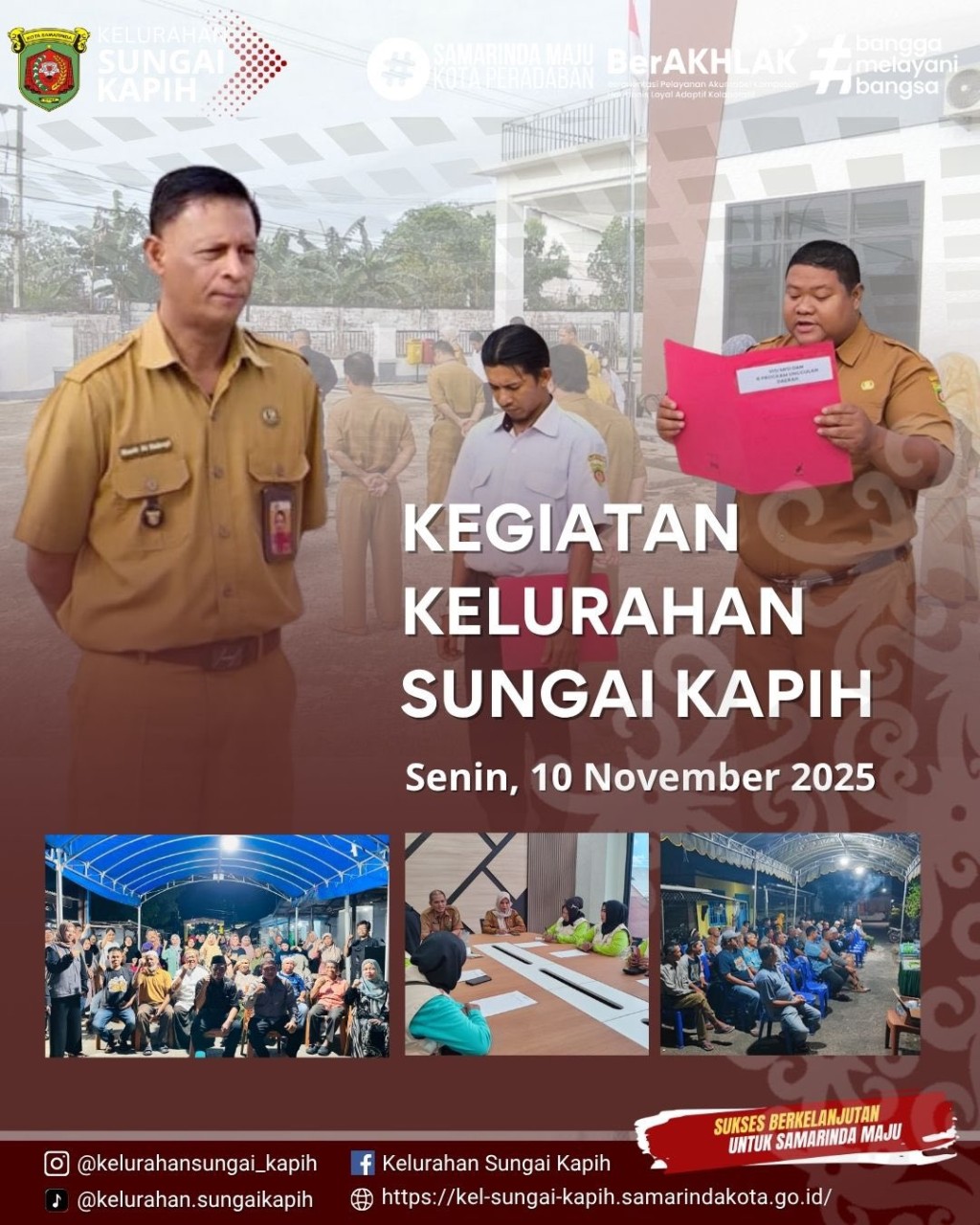 Kegiatan Kelurahan Sungai Kapih, Senin 10 November 2025