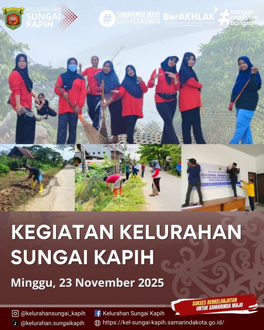 Kegiatan Kelurahan Sungai Kapih, Minggu 23 November 2025