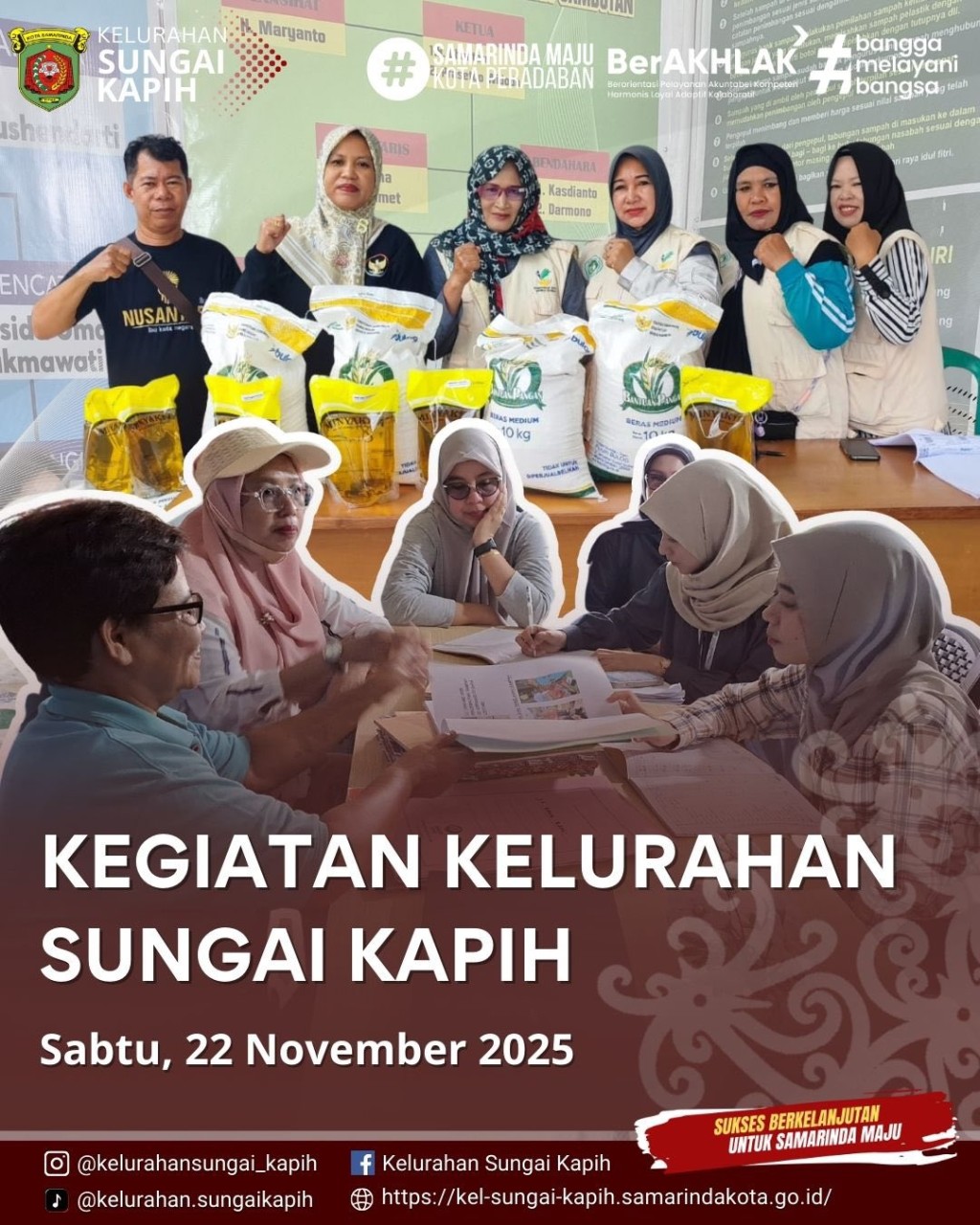 Kegiatan Kelurahan Sungai Kapih, Sabtu 22 November 2025