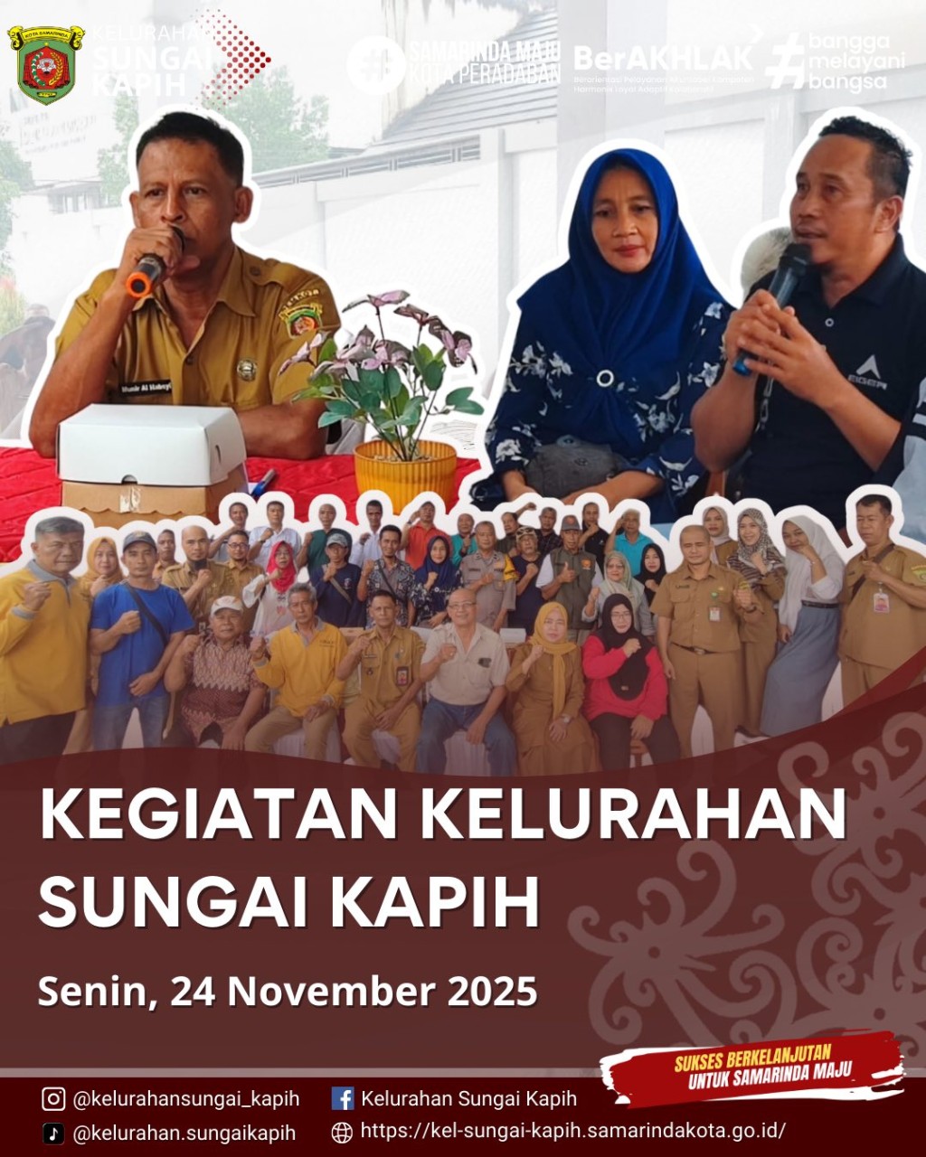 Kegiatan Kelurahan Sungai Kapih, Senin 24 November 2025