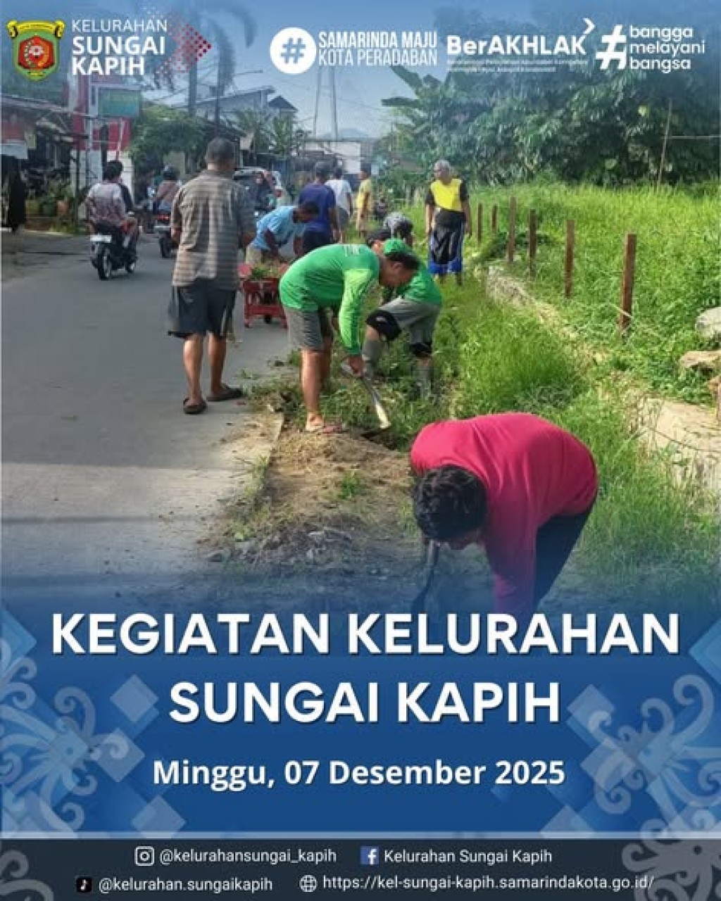 Kegiatan Kelurahan Sungai Kapih, Minggu 7  Desember 2025