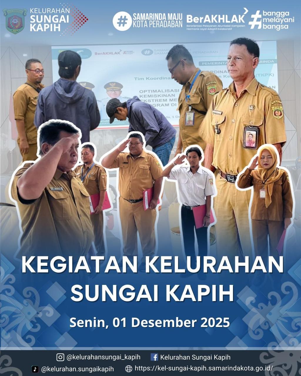 Kegiatan Kelurahan Sungai Kapih, Senin 1 Desember 2025