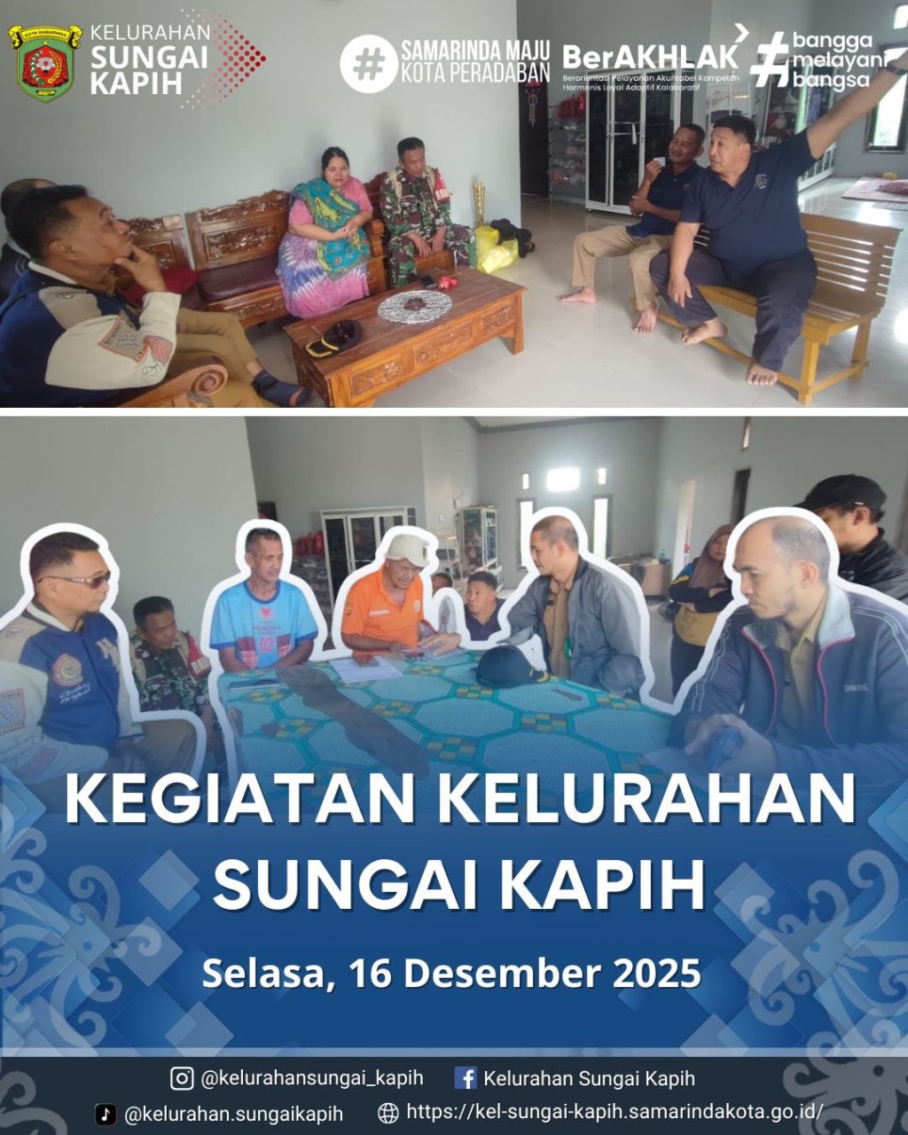 Kegiatan Kelurahan Sungai Kapih, Selasa 16 Desember 2025