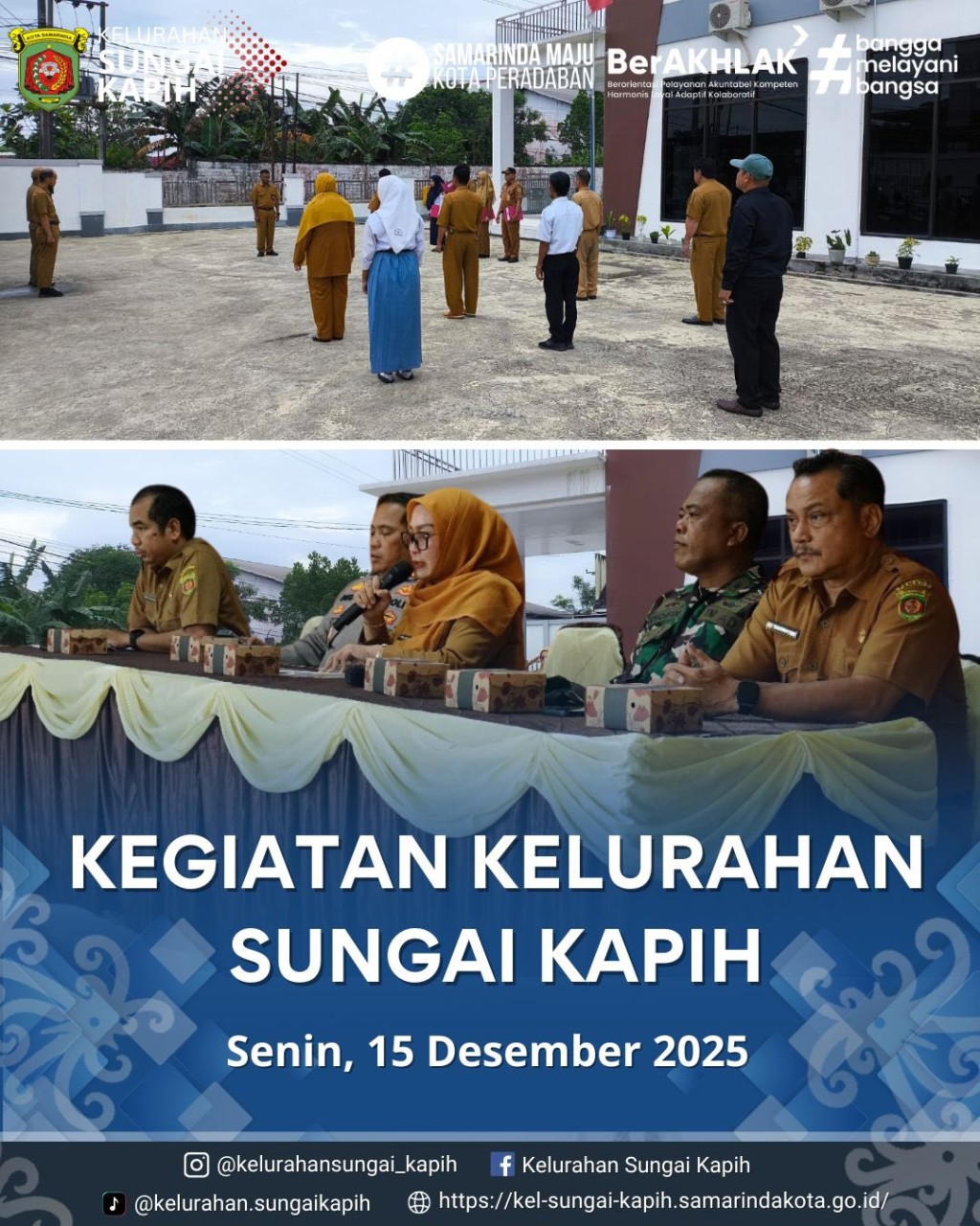 Kegiatan Kelurahan Sungai Kapih, Senin 15 Desember 2025