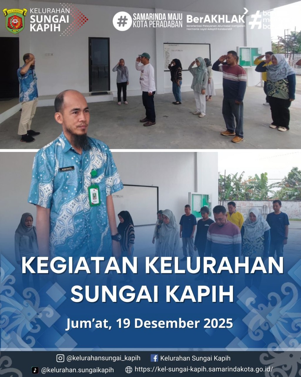 Kegiatan Kelurahan Sungai Kapih, Jumat 19 Desember 2025