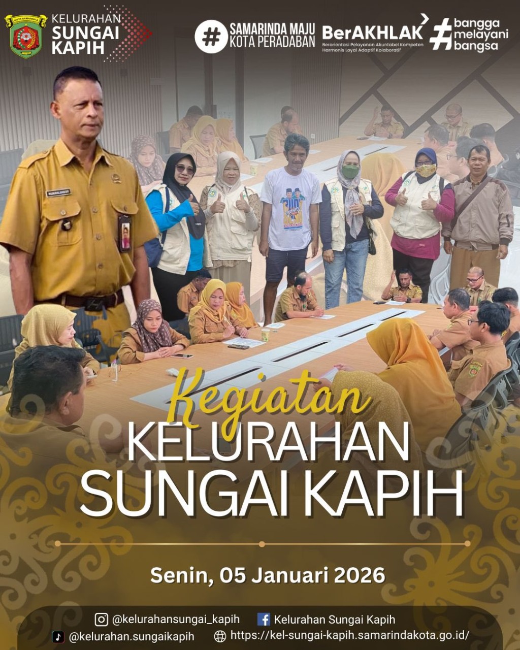Kegiatan Kelurahan Sungai Kapih, Senin 5 Januari 2026