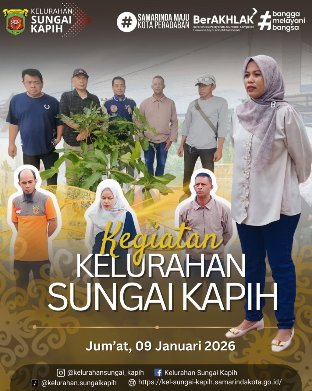 Kegiatan Kelurahan Sungai Kapih, Jumat 9 Januari 2026