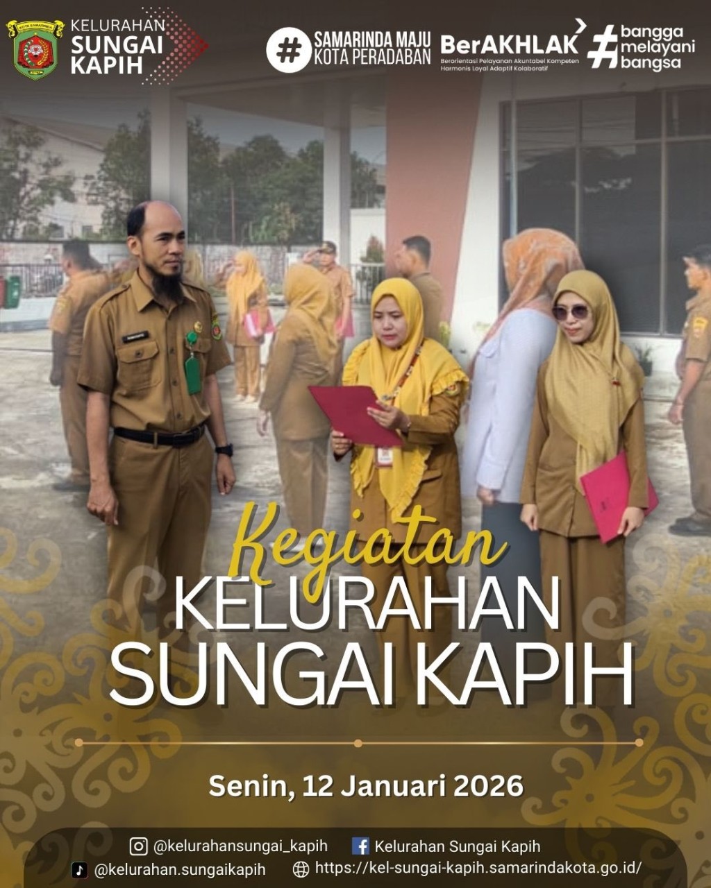 Kegiatan Kelurahan Sungai Kapih, Senin 12 Januari 2026