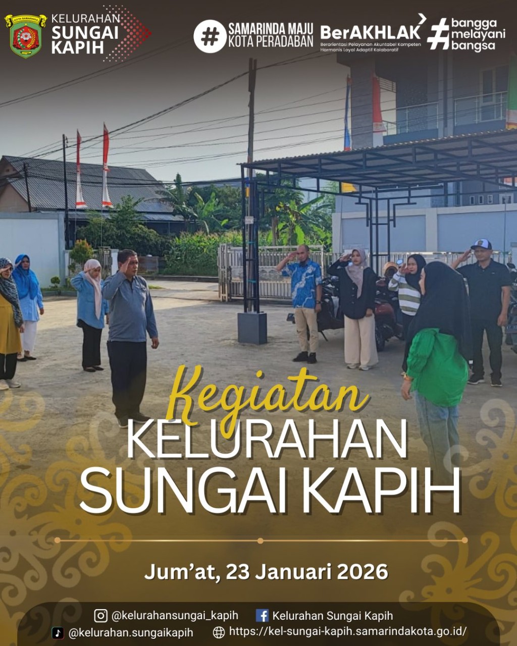 Kegiatan Kelurahan Sungai Kapih, Jumat 23 Januari 2026