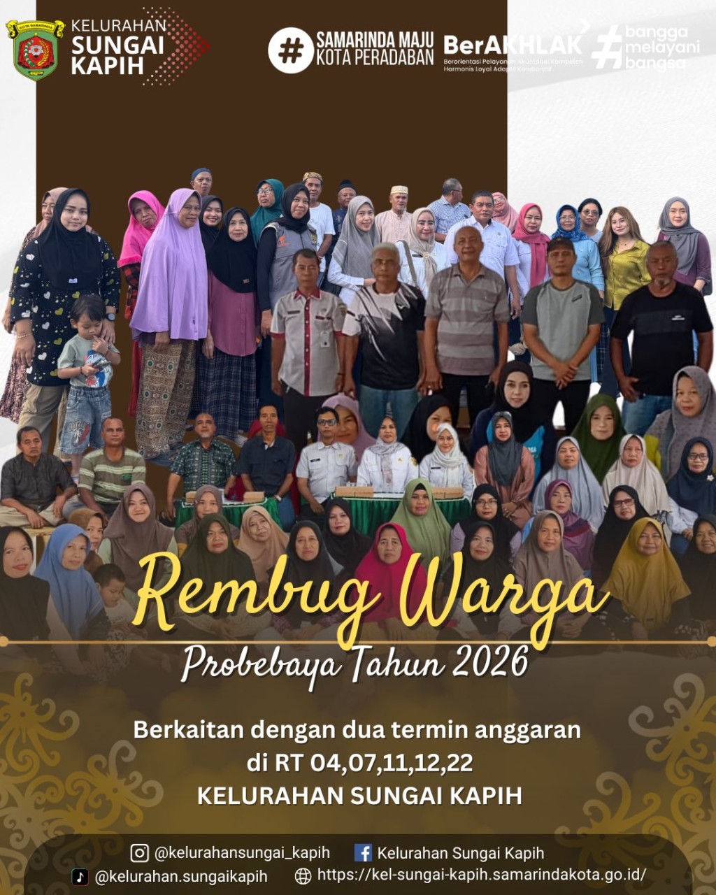 Kegiatan Kelurahan Sungai Kapih, Rabu 14 Januari 2026
