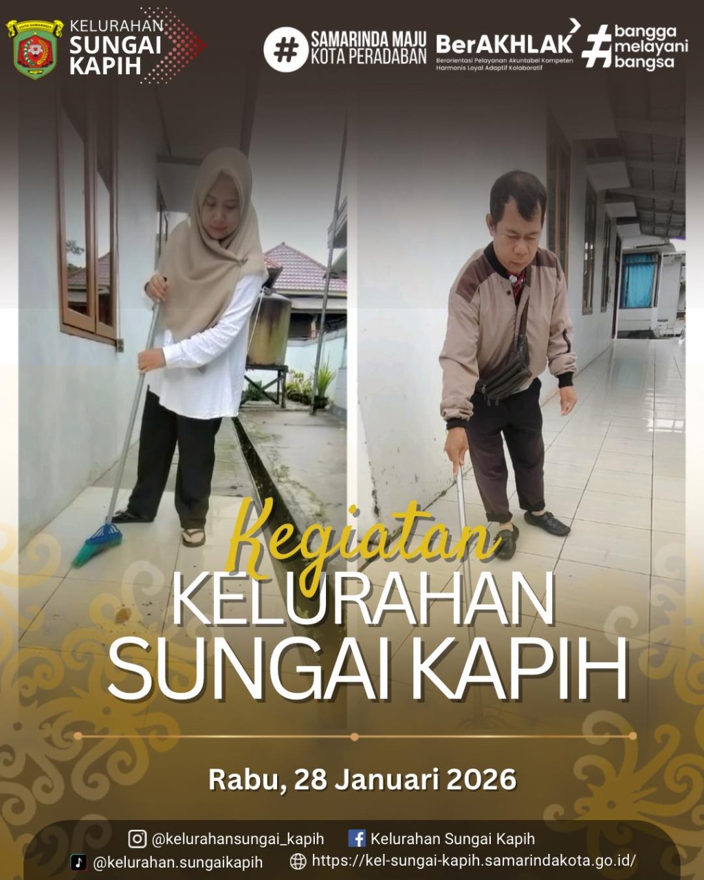 Kegiatan Kelurahan Sungai Kapih, Rabu 28 Januari 2026