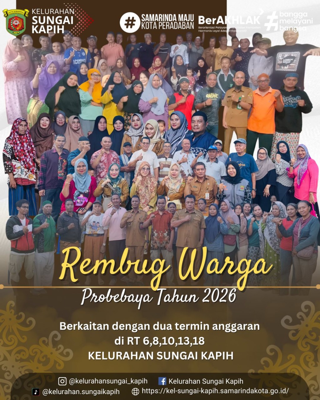 Kegiatan Kelurahan Sungai Kapih, Selasa 13 Januari 2026