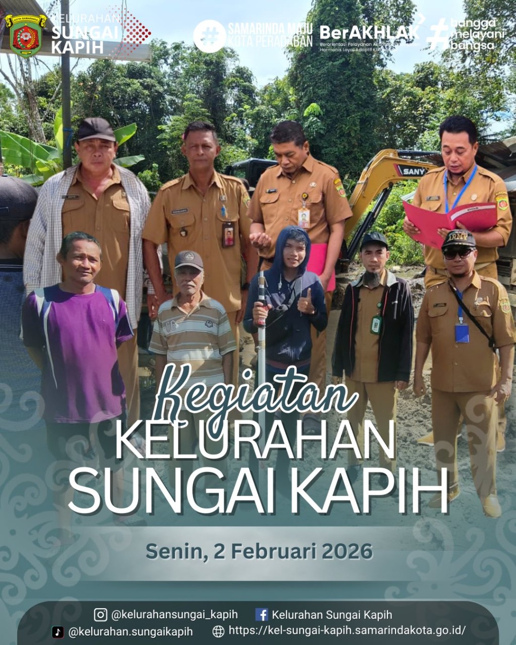 Kegiatan Kelurahan Sungai Kapih Senin 2 Februari 2026