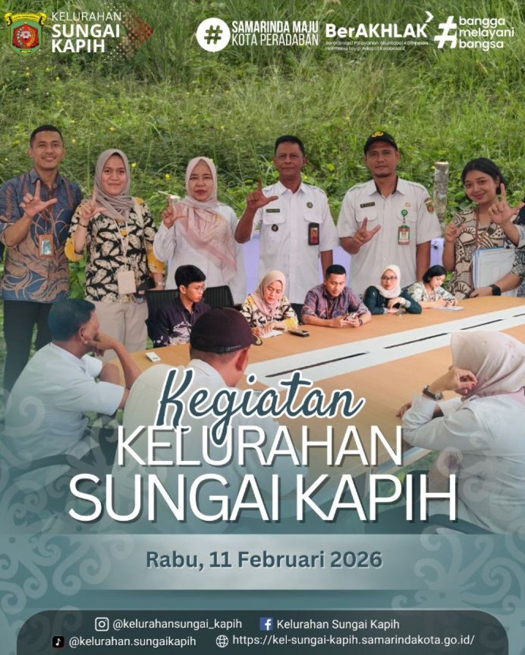 Kegiatan Kelurahan Sungai Kapih Rabu 11 Februari 2026