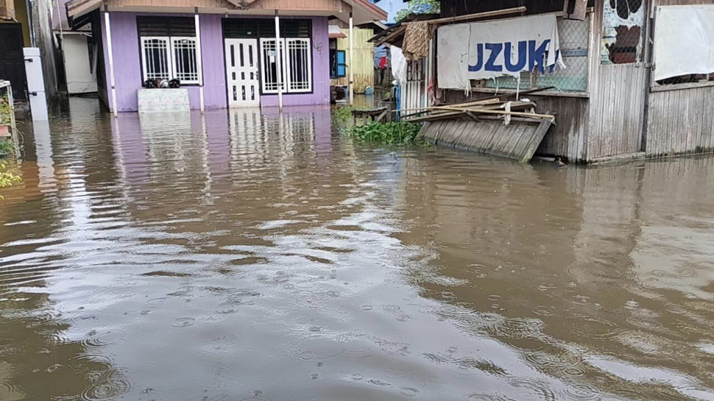 Monitoring Titik Lokasi Banjir dan Kanal Belakang Kompi di Kelurahan Sungai Keledang