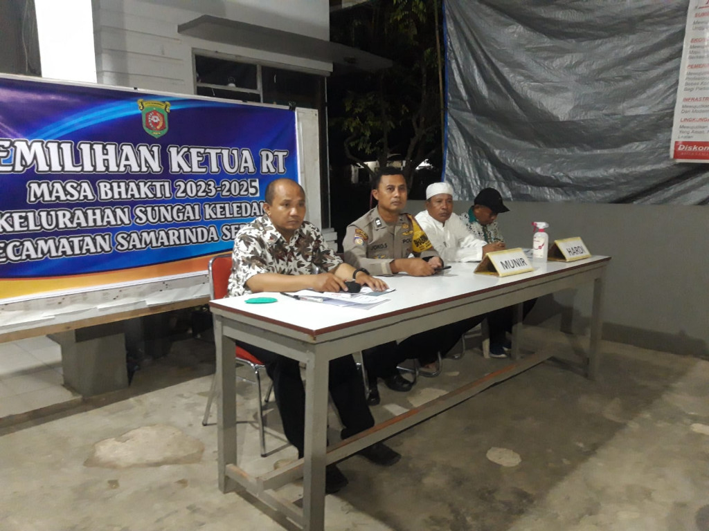 Pemilihan Ketua RT. 4 dan RT. 5 di wilayah Kelurahan Sungai Keledang