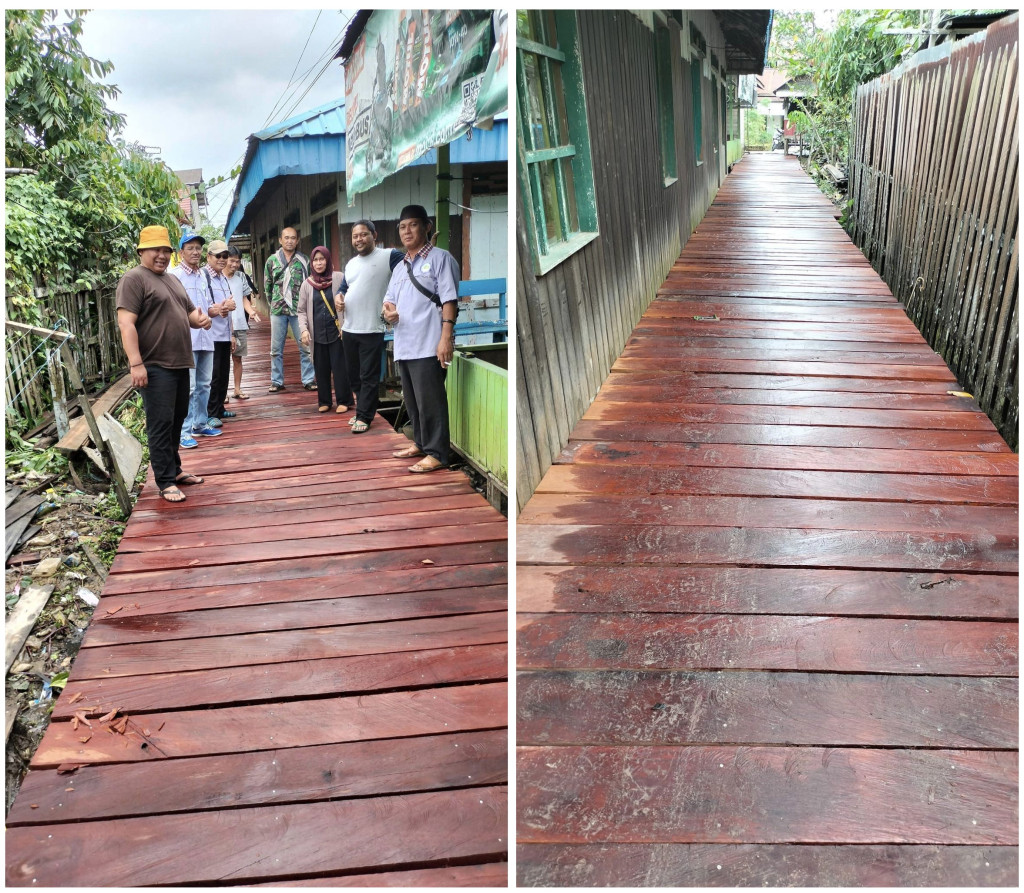 Kegiatan Probebaya Monitoring Hasil Pengerjaan Bidang Sapras Probebaya Tahun 2023. (Revitalisasi Jalan Jembatan Ulin)
