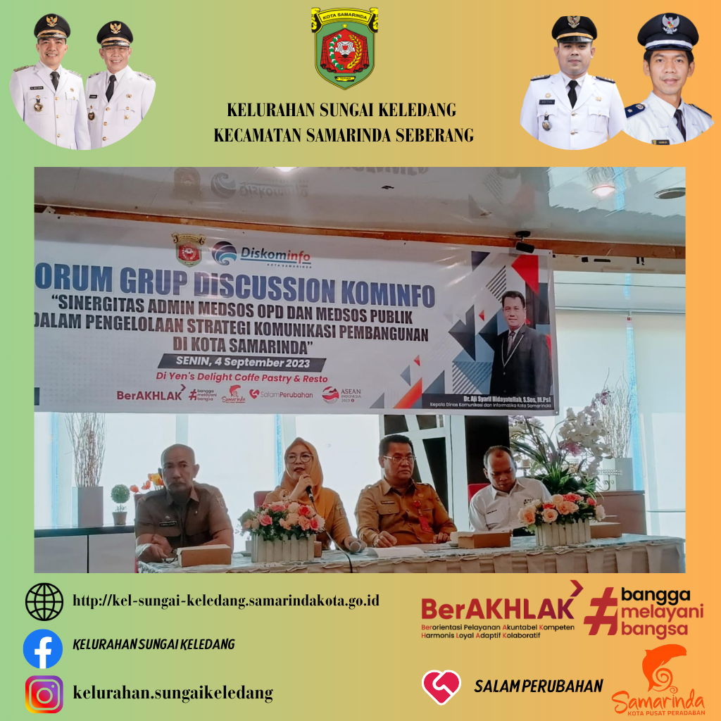 Menghadiri Sinergitas Admin Medsos OPD Dalam Pengelolaan Komunikasi