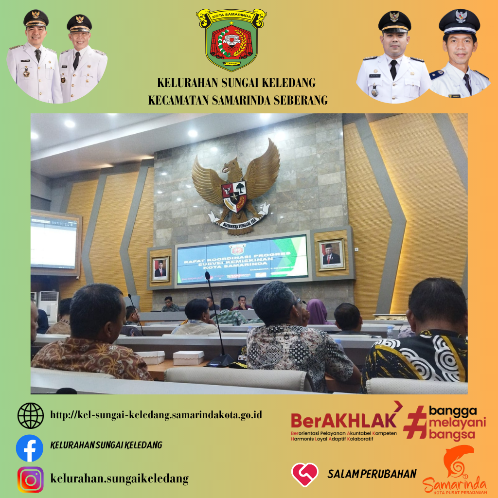 Rapat Kordinasi Progres Survei Kemiskinan Kota Samarinda.