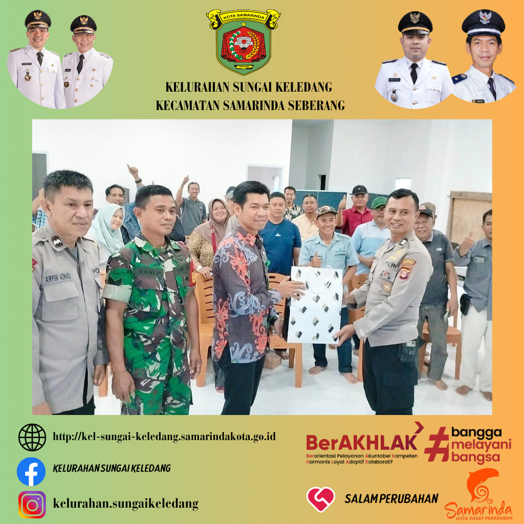 Pisah Sambut Bhabinkamtibmas Kel.Sungai Keledang