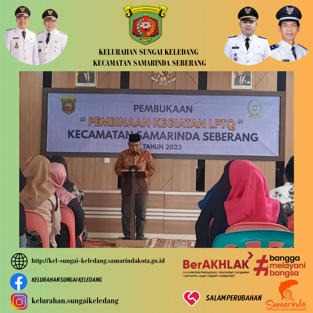Pembukaan Pembinaan Oleh LPTQ Kecamatan Samarinda Seberang Thn.2023