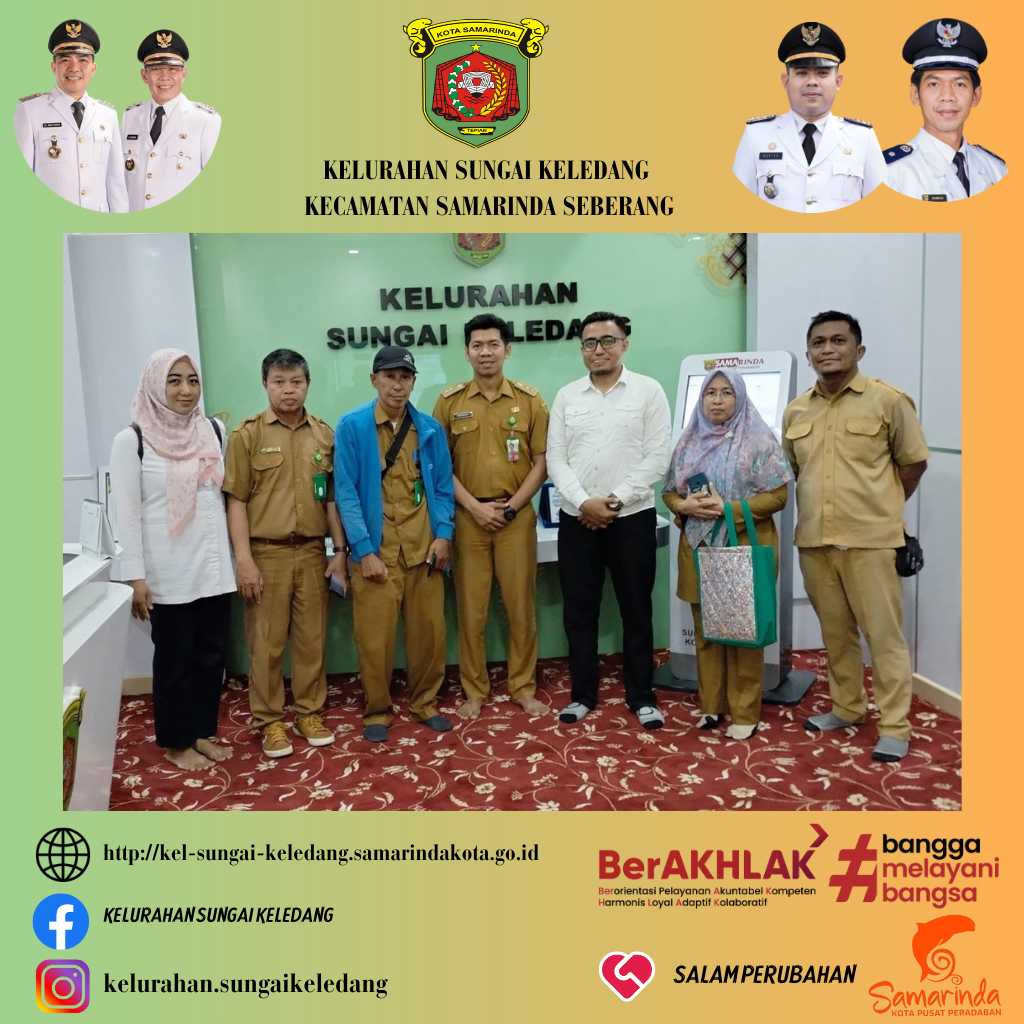 Mendampingi Tim Penilai Adipura DLH Kota Samarinda & Jajaran Kecamatan Samarinda Seberang.