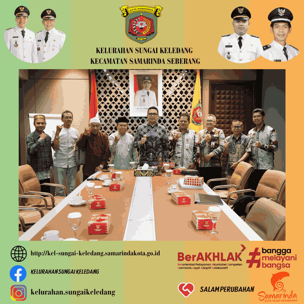 Audiensi Pengurus Mesjid Jami Ash Shabirin Kelurahan Sungai Keledang Bersama Bapak Walikota Samarinda Dr.H.Andi Harun