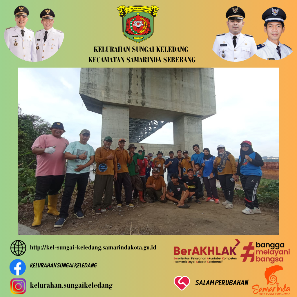 Gotong Royong Pembersihan Lokasi Untuk Lahan Kegiatan Dasawisma Kelurahan Dan Forum Komunikasi Rukun Tetangga (FKRT) Sungai Keledang
