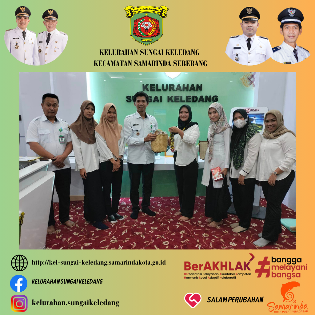Menerima Kunjungan Dari Kelurahan Sungai Parit Kecamatan Penajam Kabupaten Penajam Paser Utara, Dalam Rangka Audiensi Terkait Pelayanan Digital Berbasis Kelurahan