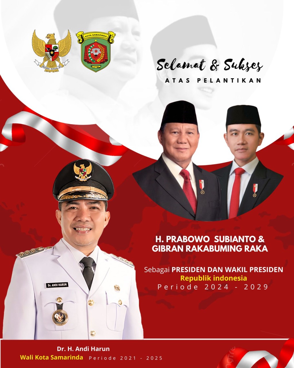 Selamat atas pelantikan Presiden dan Wakil Presiden RI 2024-2029.