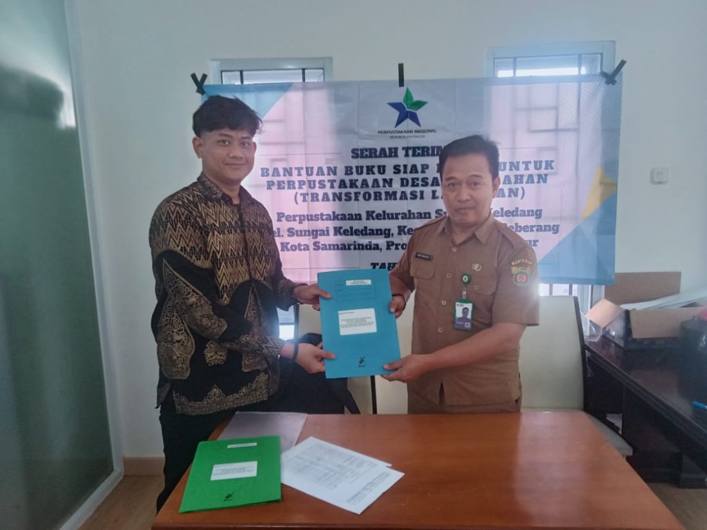 Serah Terima Bantuan Buku Siap Layan Untuk Perpustakaan Desa/Kelurahan (Transformasi Lanjutan) Tahun 2024