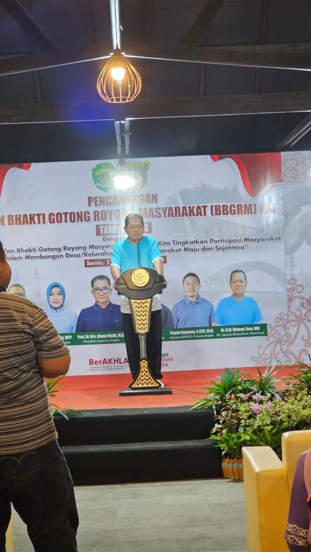 Pencanangan  Bulan Bhakti Gotong Royong (BBGRM) XXI Tingkat Provinsi Kalimantan Timur Tahun 2024
