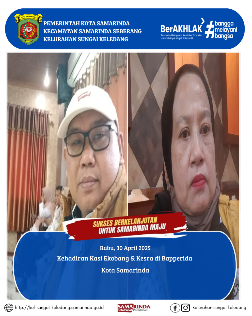 Kehadiran Kasi Ekobang & Kesra di Bapperida