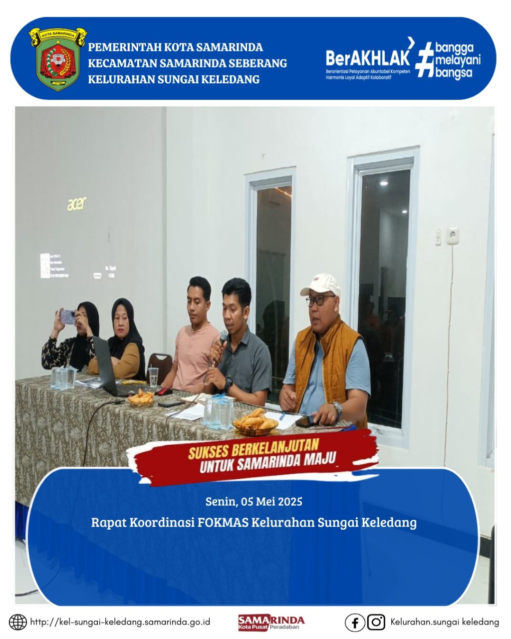 Rapat Koordinasi FOKMAS Kelurahan Sungai Keledang