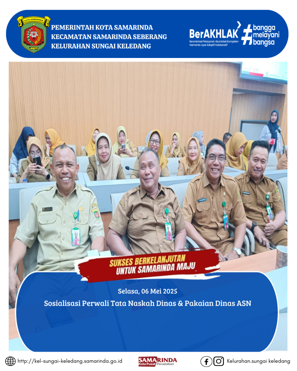 Sosialisasi Perwali Tata Naskah Dinas & Pakaian Dinas ASN