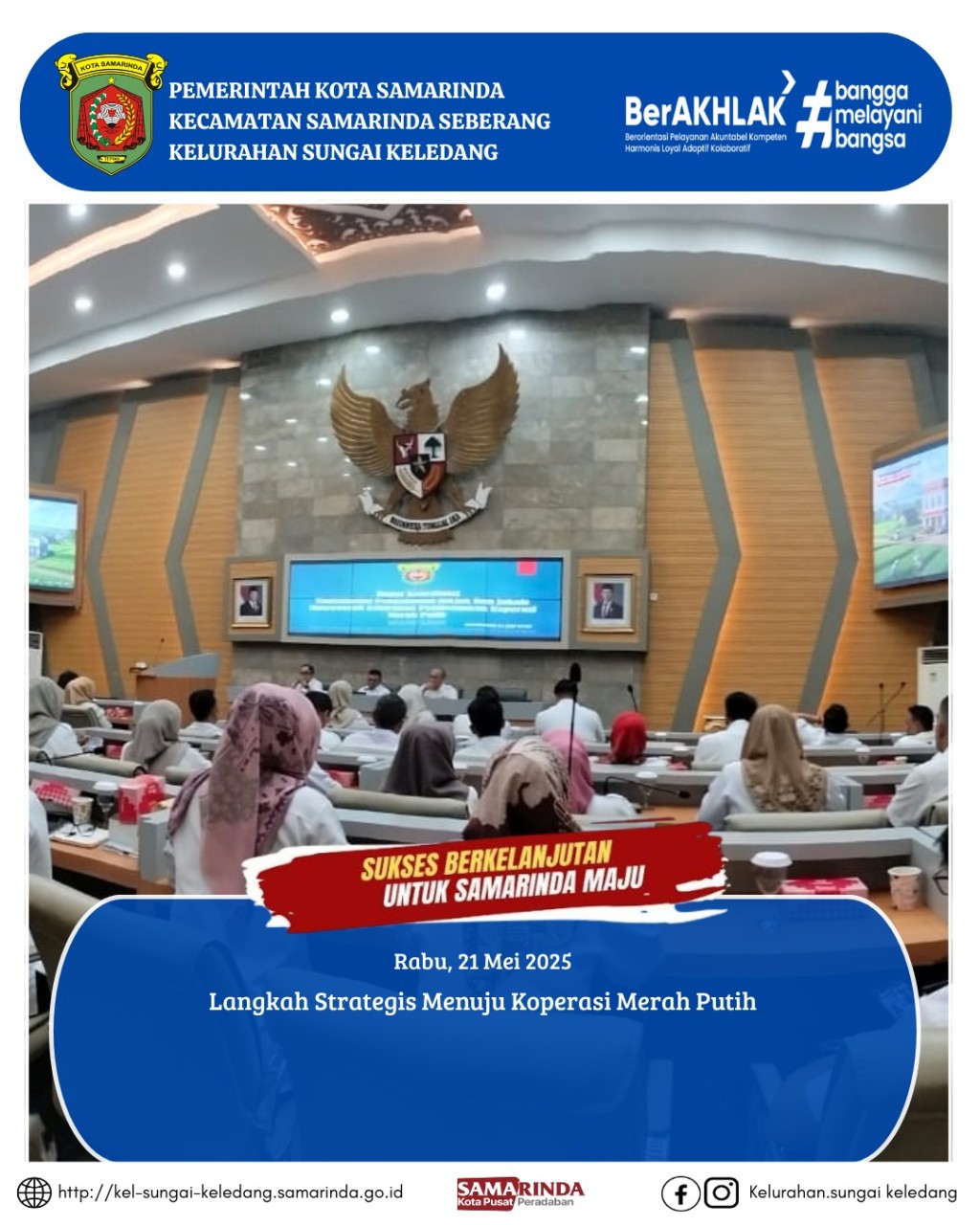 Rapat Koordinasi Tindak Lanjut Pendalaman Juklak dan Juknis Musyawarah Kelurahan Pembentukan Koperasi Merah Putih.