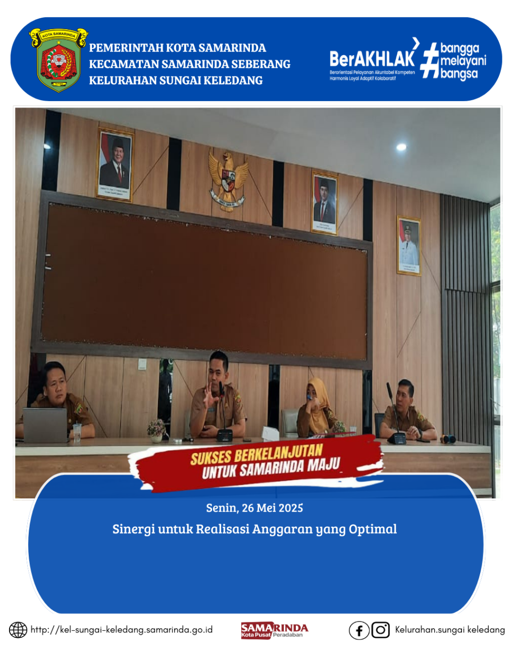 Rapat Koordinasi Realisasi Keuangan TW II