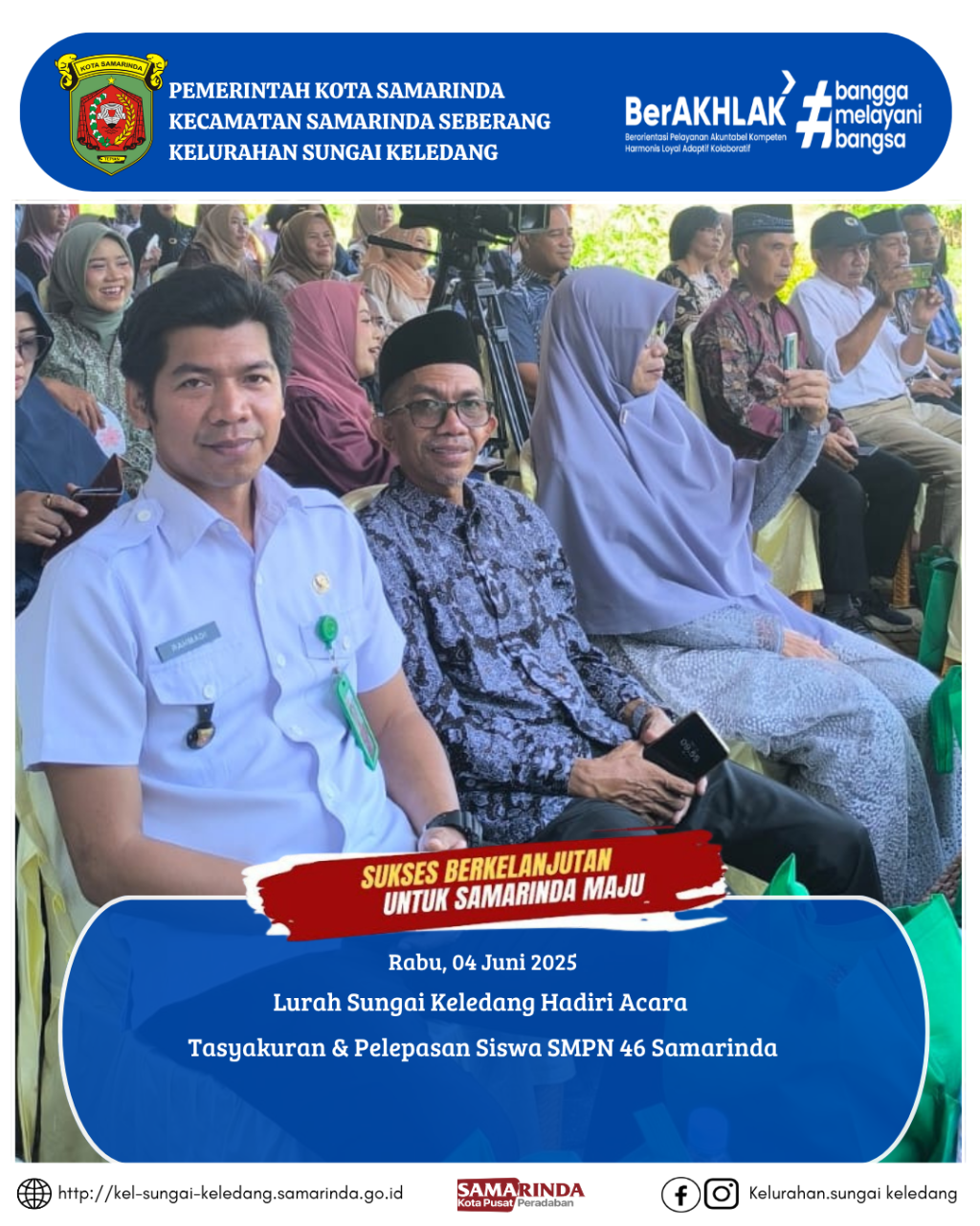 Tasyakuran & Pelepasan Siswa SMPN 46 Samarinda