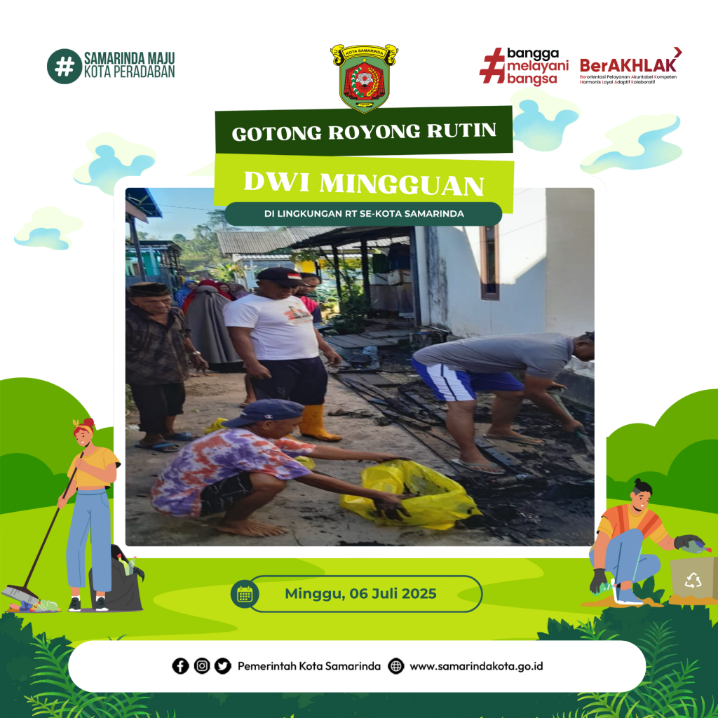 Gotong Royong Bersama Warga Sungai Keledang